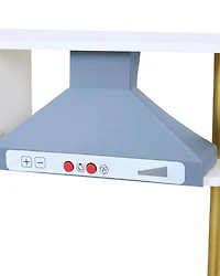 Kids Little Chef Munich Retro Play Kitchen White - Ages 3-7