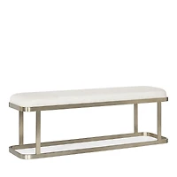 Hooker Furniture Linville Falls River Branch Upholstered Bench