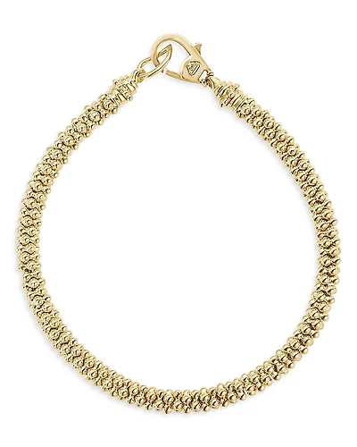 Lagos 18K Yellow Gold Caviar Basic Beaded Bracelet