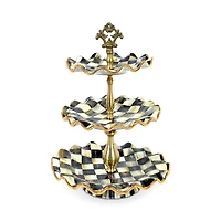 Courtly Check Three-Tier Sweet Stand
