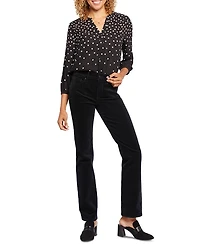 Marilyn High Rise Straight Leg Corduroy Pants