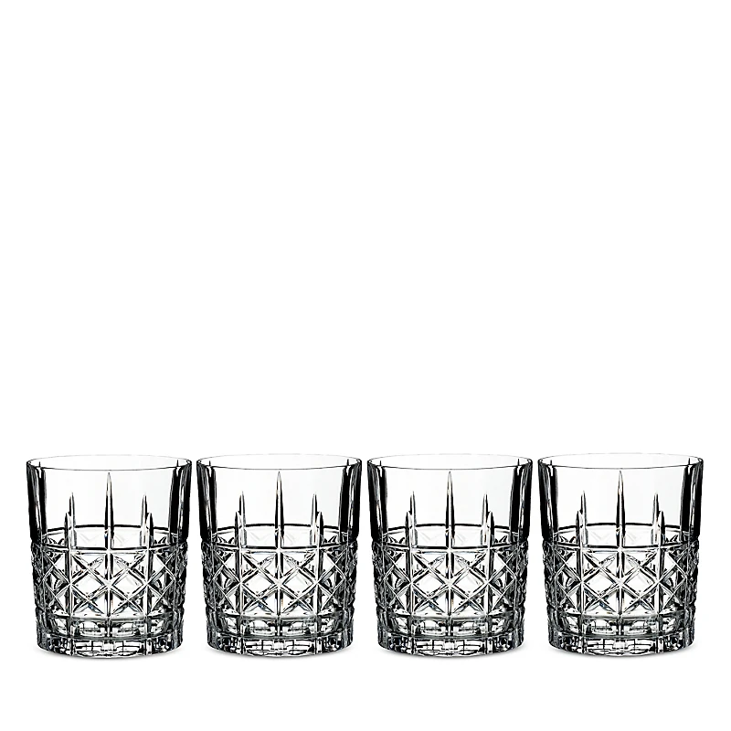 Marquis by Waterford Brady Double Old Fashioned Glasses, Set of 4
