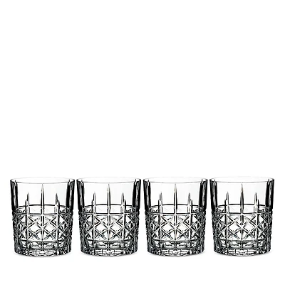 Marquis by Waterford Brady Double Old Fashioned Glasses, Set of 4
