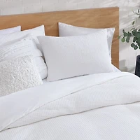 Modern Waffle Comforter Set, King