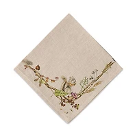 Forest Walk Café Au Lait Napkin with Animals