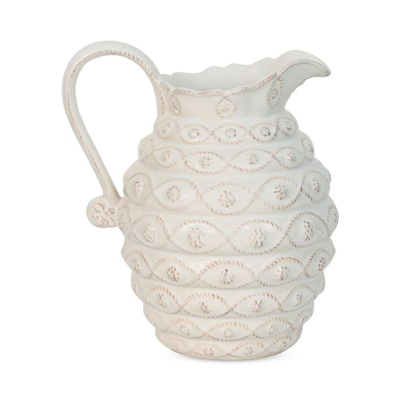 Jardins Du Monde Whitewash Pitcher/Vase