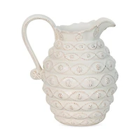 Jardins Du Monde Whitewash Pitcher/Vase