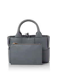 Arco Woven Intreccio Leather Tote