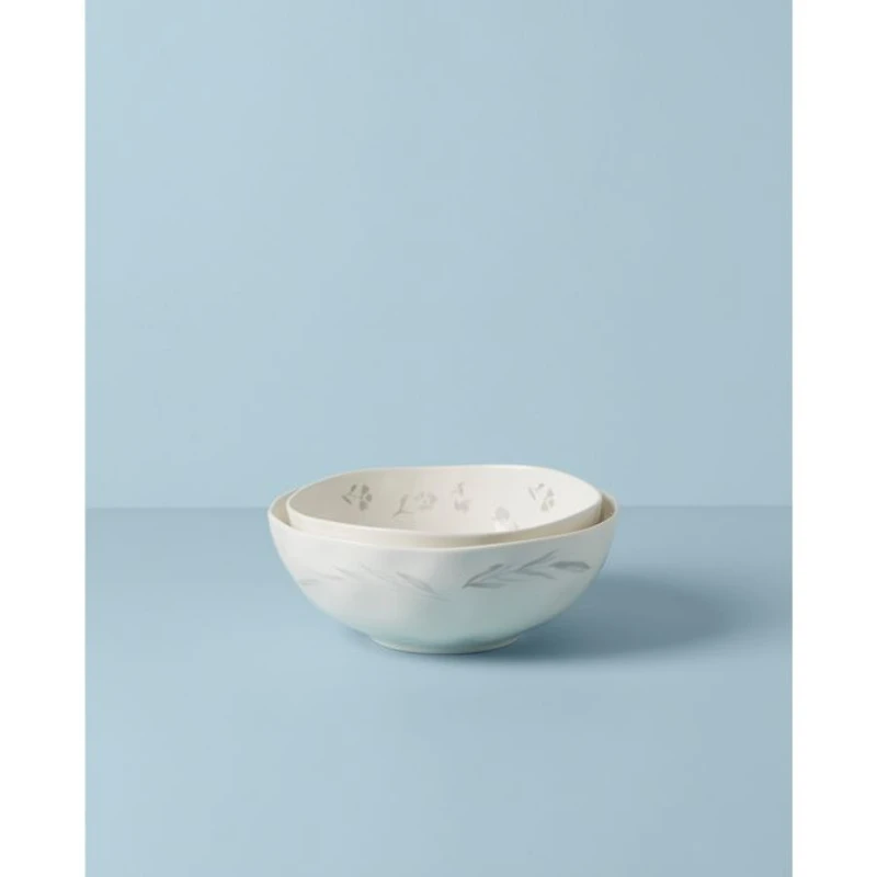 Oyster Bay Nesting Serving Bowls, 2-Piece Set