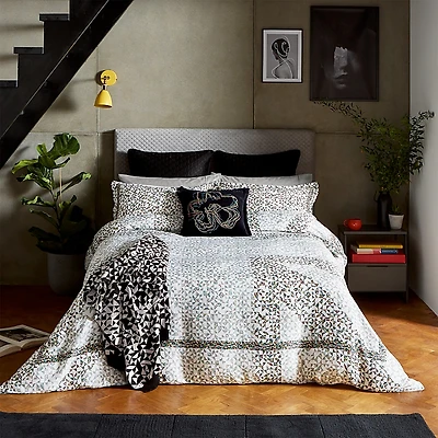 Ted Baker Uxman Cotton Duvet Cover Set, Full/Queen