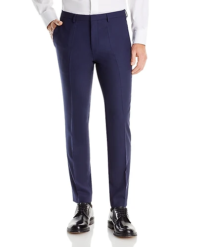 Hugo Hesten Super Navy Extra Slim Fit Suit Pants