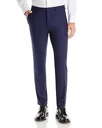 Hugo Hesten Super Navy Extra Slim Fit Suit Pants