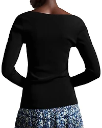 Cileste V Neck Knit Top