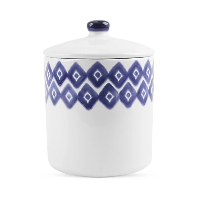 Vietri Santorini Diamond Large Canister