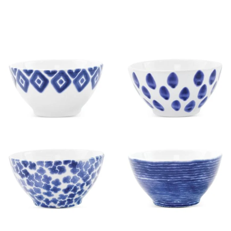 Santorini Assorted Cereal Bowls, Set of 4