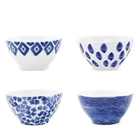 Santorini Assorted Cereal Bowls, Set of 4