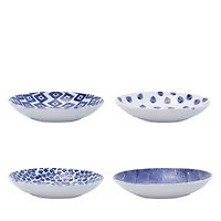 Vietri Santorini Assorted Pasta Bowls, Set of 4