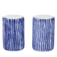 Vietri Santorini Striped Salt & Pepper Shakers