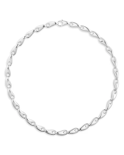 Reflect Sterling Silver Medium Link Necklace, 19.29"
