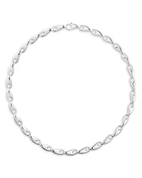 Reflect Sterling Silver Medium Link Necklace, 19.29"
