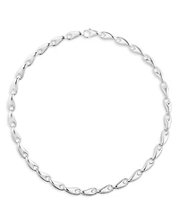 Georg Jensen Reflect Sterling Silver Medium Link Necklace