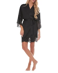 Gabby Satin Kimono Robe