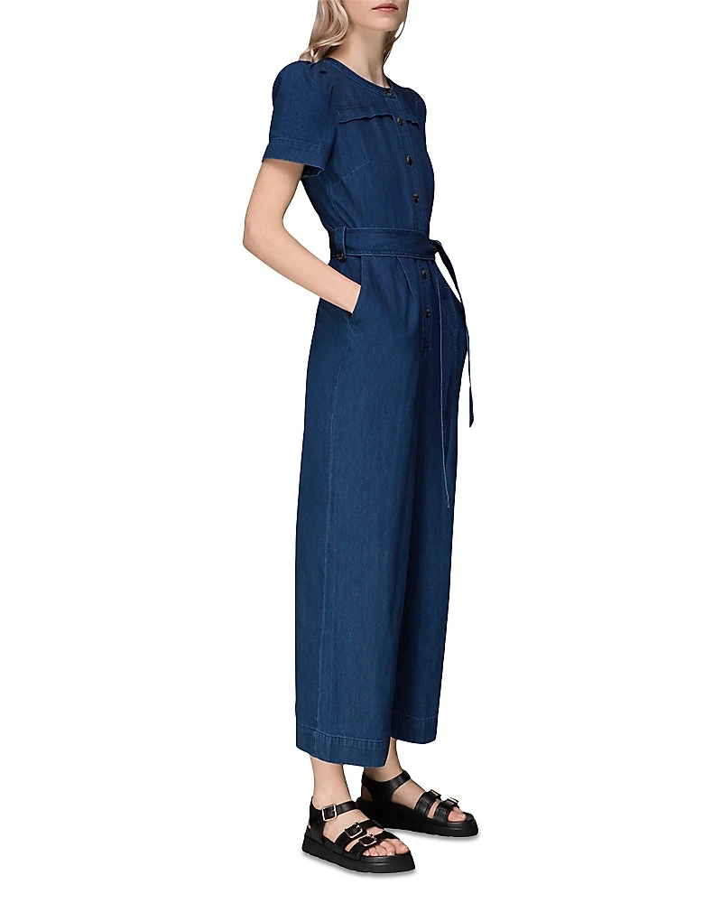 Whistles Alana Denim Jumpsuit