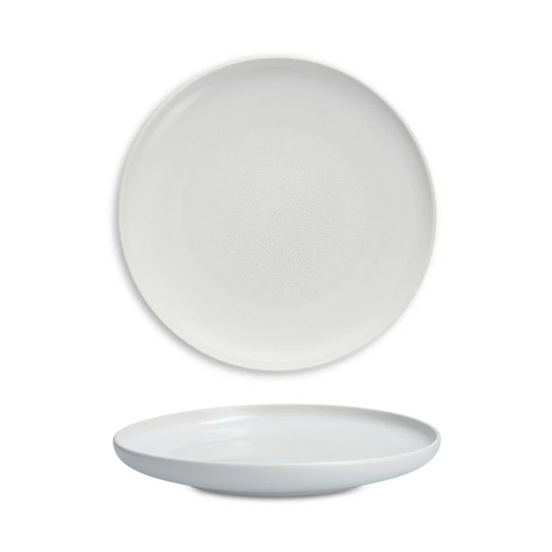 Cloud Terre® 8.5" Coupe Salad Plate, White, Set of 4