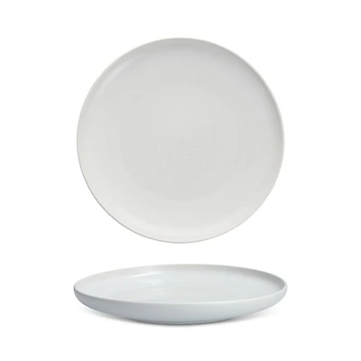 Cloud Terre® 10.75" Coupe Dinner Plate, White, Set of 4