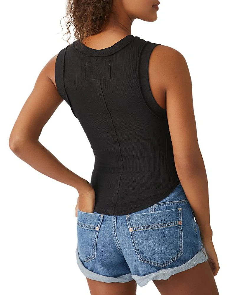 Kate Ribbed Tee