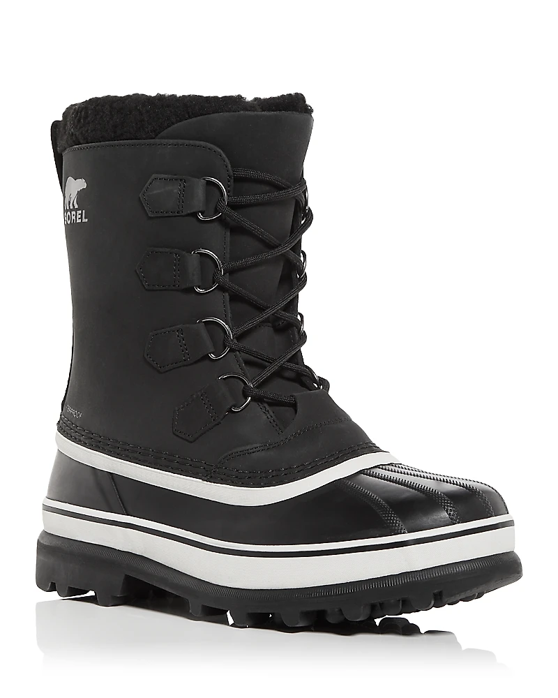 Sorel Men's Caribou Waterproof Nubuck Leather Cold-Weather Boots