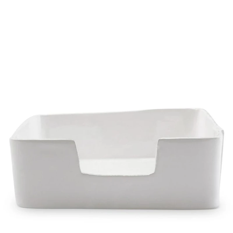 Melamine Lastra White Dinner Napkin Holder