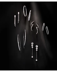 Diamond Threader Earrings in 14K Gold