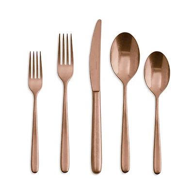 Sambonet Hannah Vintage Copper 5 Piece Place Setting