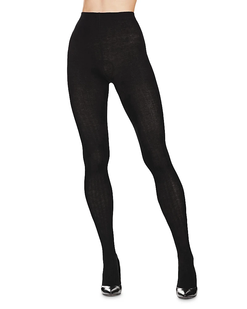 Natori Rib Knit Sweater Tights