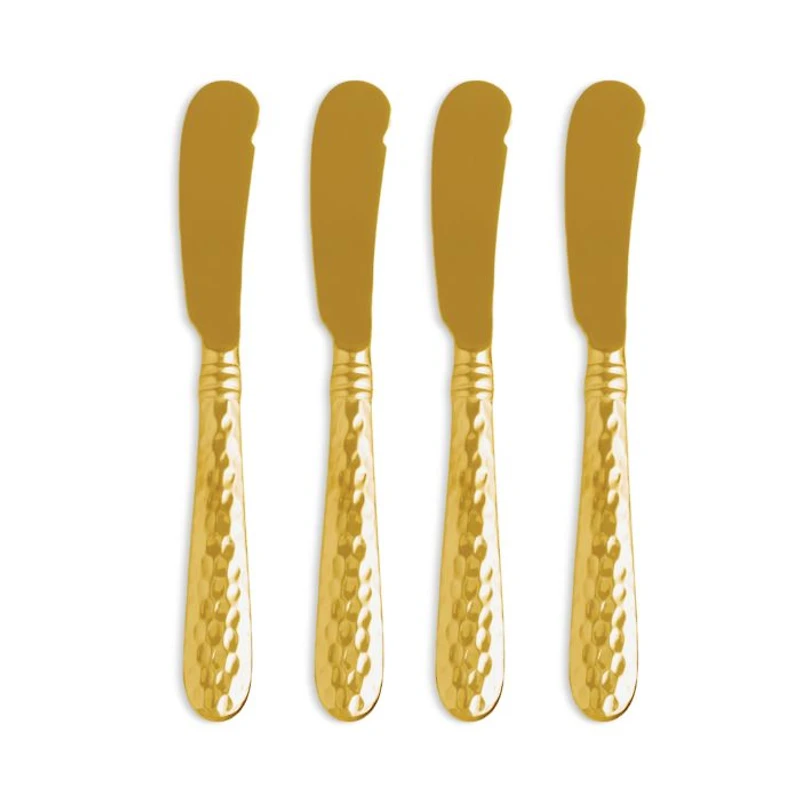 Martellato Gold Tone Spreaders, Set of 4