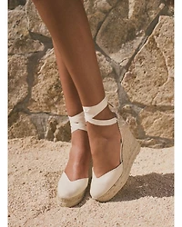 Women's Chiara Ankle Tie Wedge Espadrille Sandals