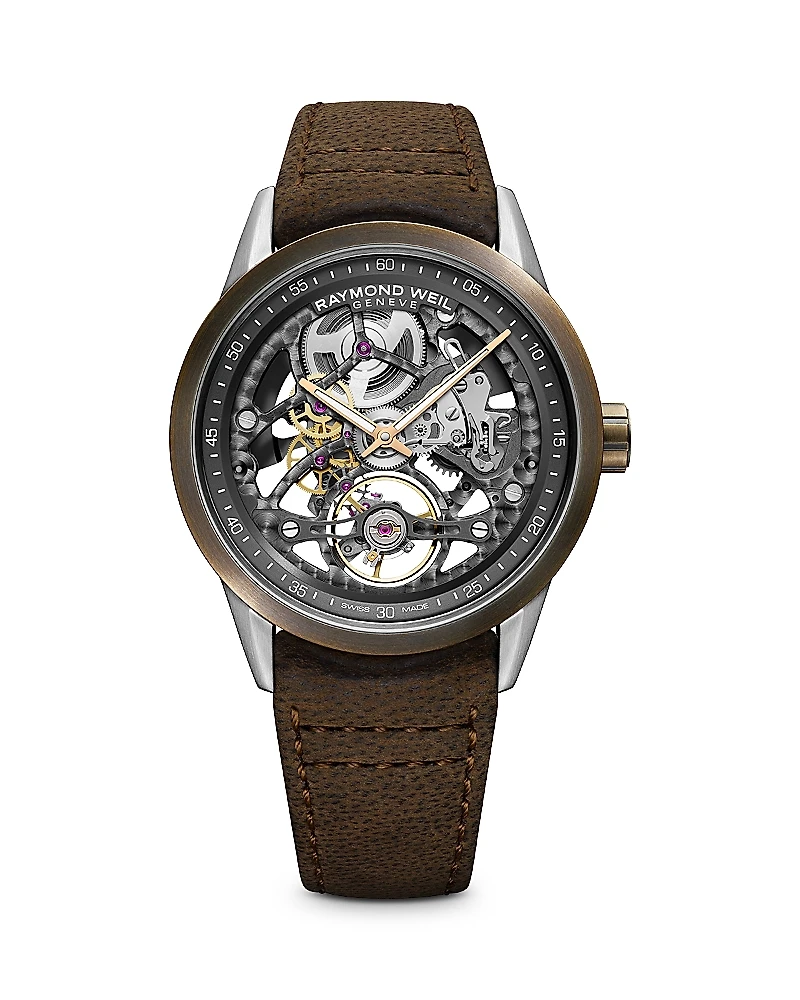 Raymond Weil Freelancer Skeleton Watch, 42mm