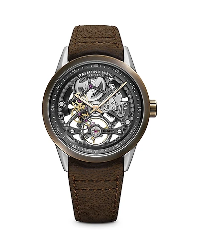 Raymond Weil Freelancer Skeleton Watch, 42mm