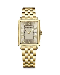 Raymond Weil Toccata Gold-tone Rectangular Watch, 23mm