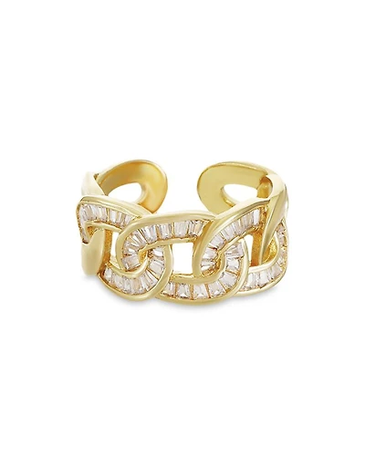 Sparkling Link Ring