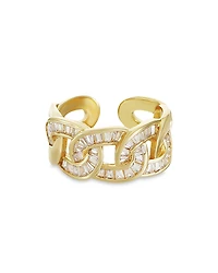 Ettika Sparkling Link Ring