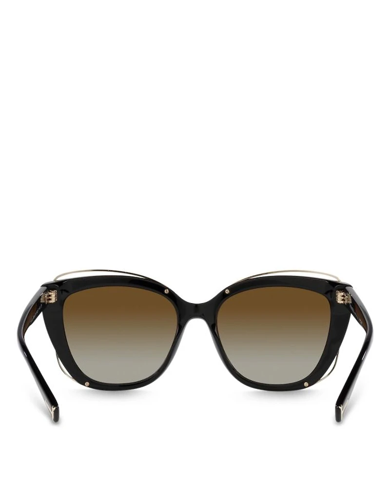 Polarized Cat Eye Sunglasses, 54mm