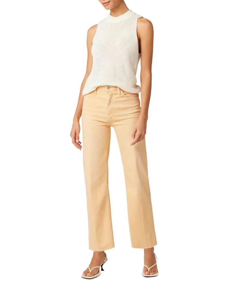 The Blake High Rise Ankle Wide Leg Jeans Sunkissed