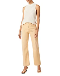 The Blake High Rise Ankle Wide Leg Jeans Sunkissed