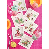 Kim Seybert Tropicana Cocktail Napkin, Set of 6