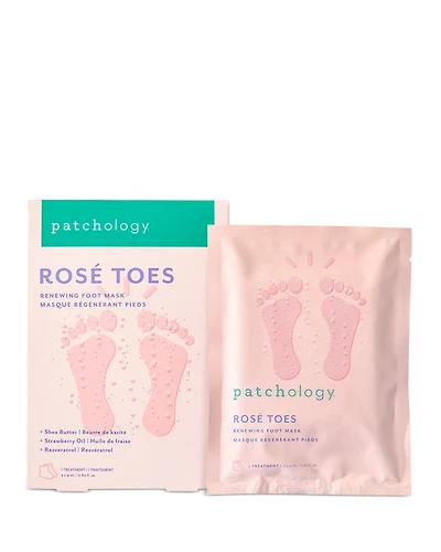 Rosé Toes Renewing Foot Mask
