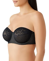 Visual Effects Strapless Lace Minimizer Bra
