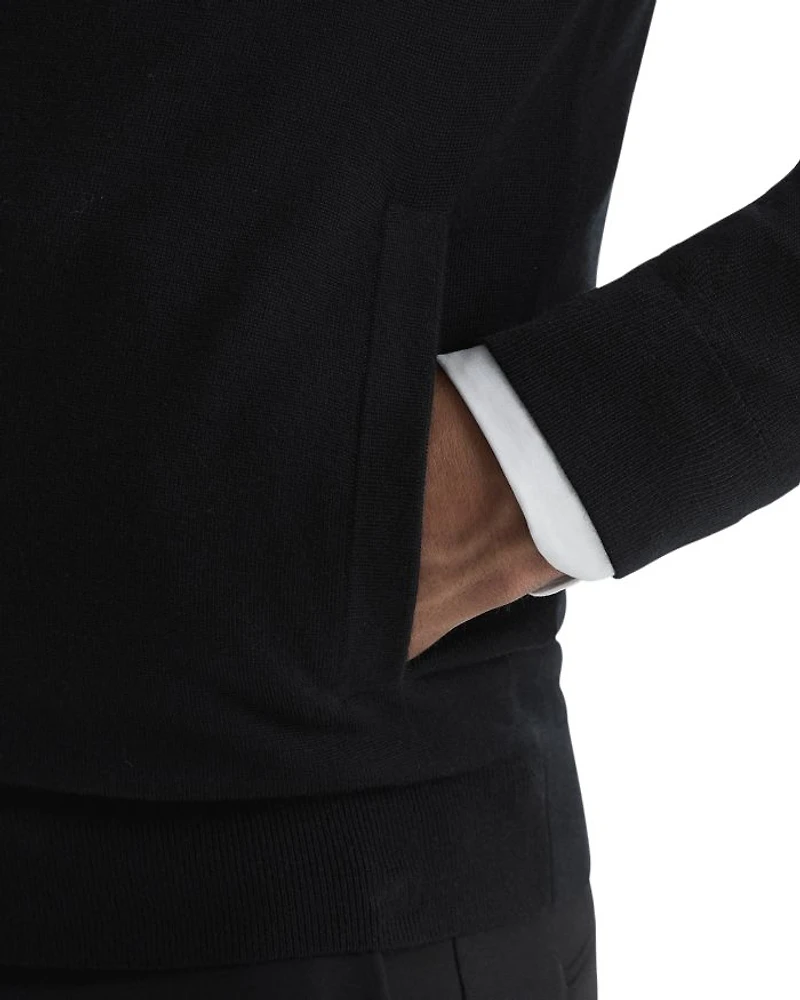 Hampshire Long Sleeve Merino Full Zip Sweater