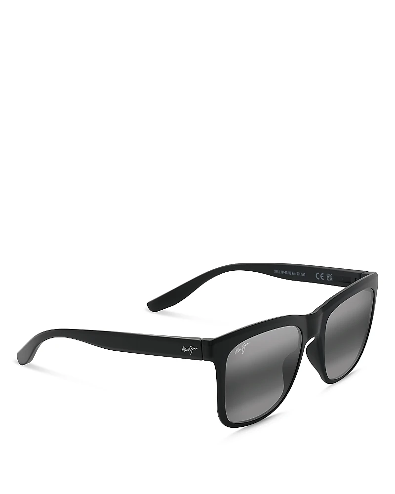 Maui Jim Pehu Polarized Square Sunglasses, 55mm